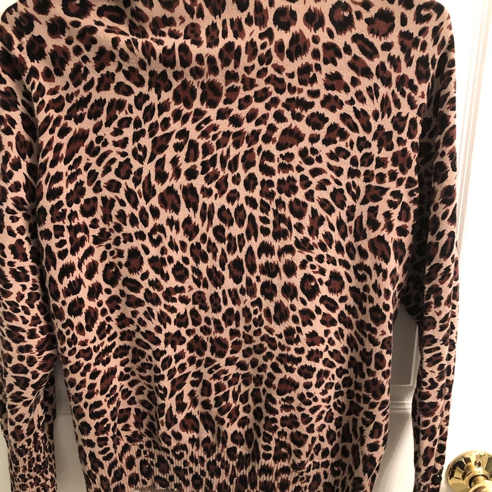 Ladies v neck cardigan sweater